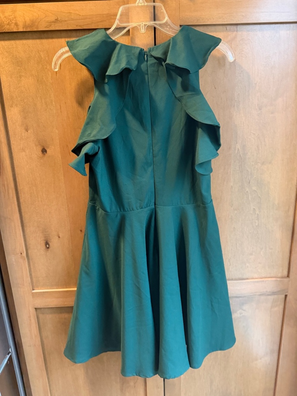 Altar'd State Green Ruffle dress - Picture 6 of 8